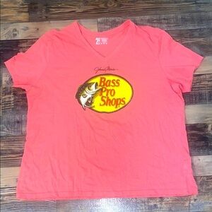 Bass Pro Shops pink T-Shirt size 2XL
